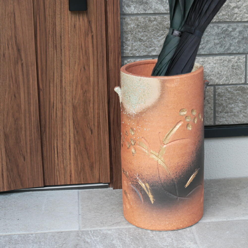 楽天市場】【ポイント10倍】傘立て 陶器傘立て 信楽焼かさたて 和風傘