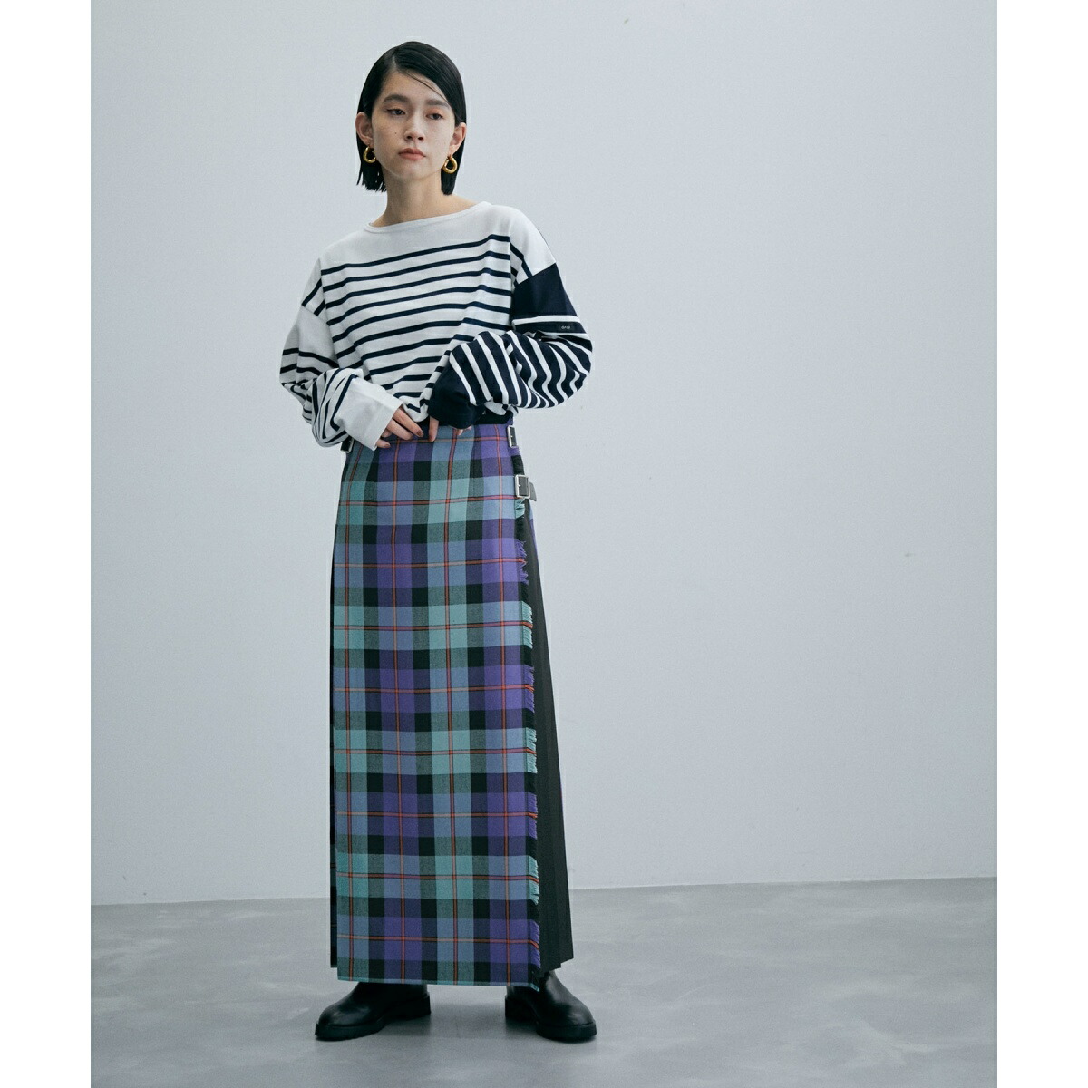 楽天市場】【O'NEIL OF DUBLIN】COMBI FASHION MAXI KILT SKIRT