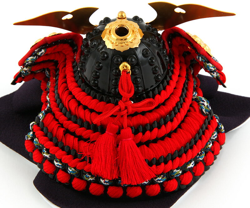 楽天市場】五月人形 兜平飾り 兜飾り 暁山作 江戸甲冑 豆兜 8号 大鍬形