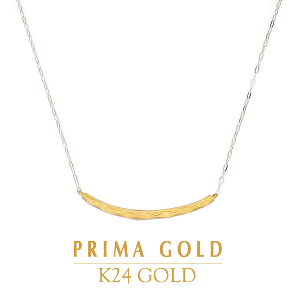 楽天市場】純金 ラウンドバー K18ネックレス レディース 女性 ダイヤ