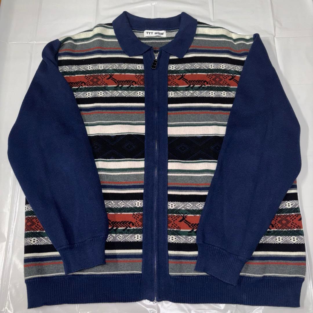 TTTMSW / Nordic Zipup Cardigan Lサイズ TTTMSW ⁄ Nordic Zipup