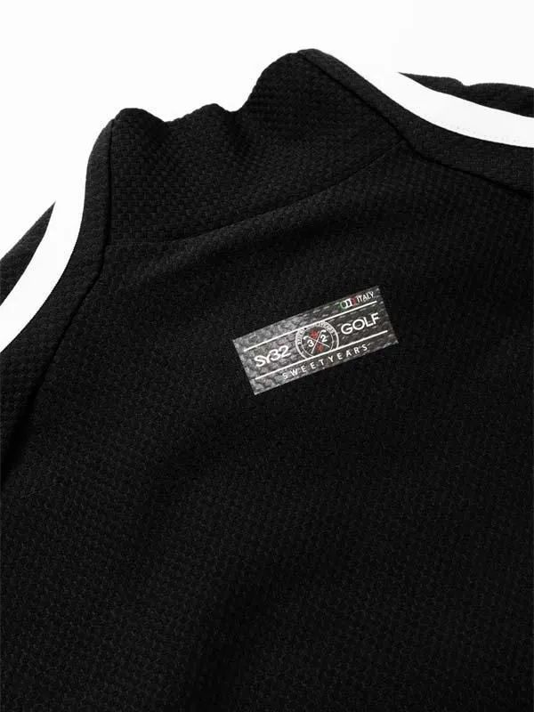 SY32 by SWEET YEARS - BLOCK JQ TRICOT L/S MOCK | モックネック