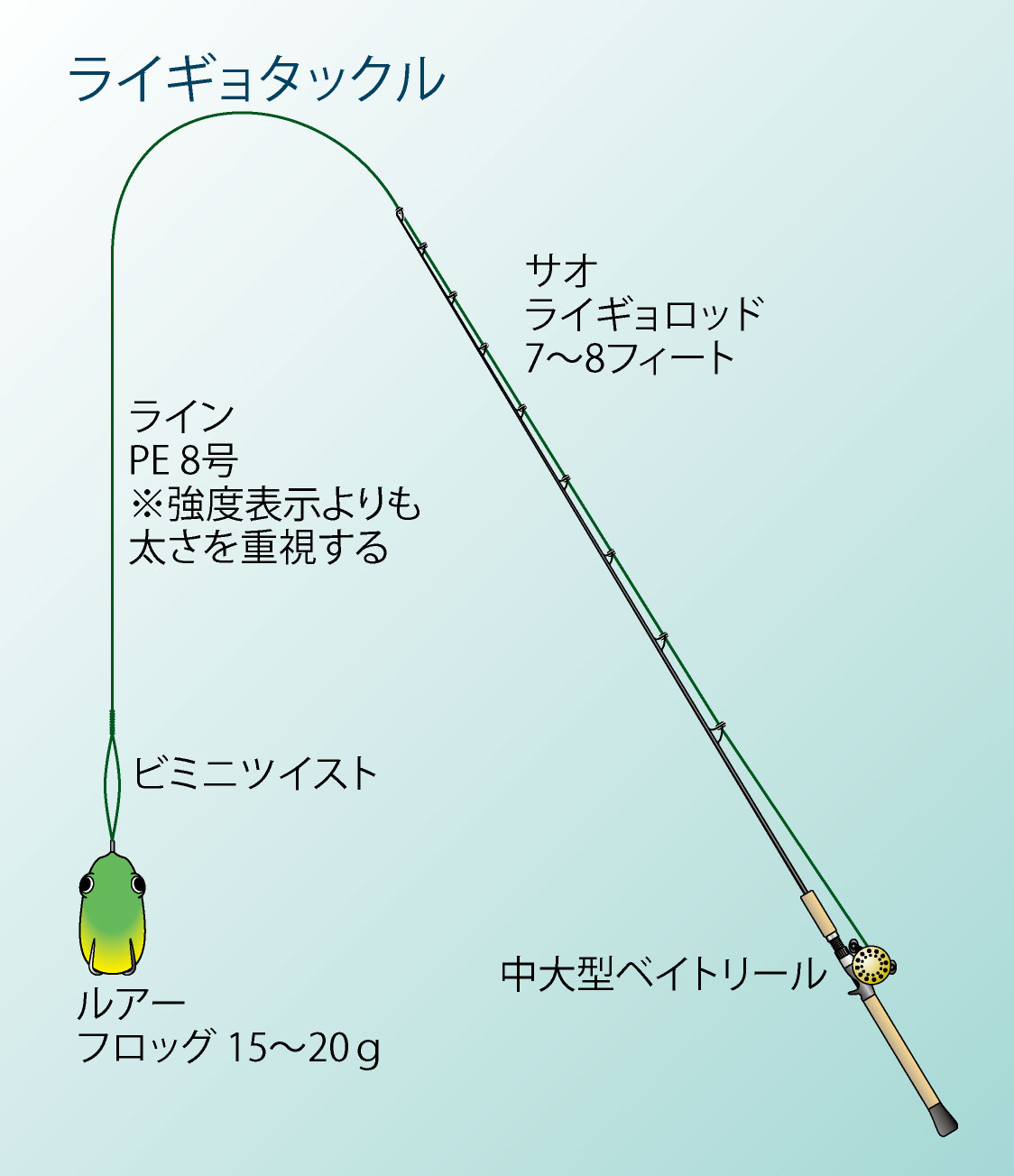 雷魚（ライギョ）釣り入門／ロッド、フロッグ、ルールとマナー 前編