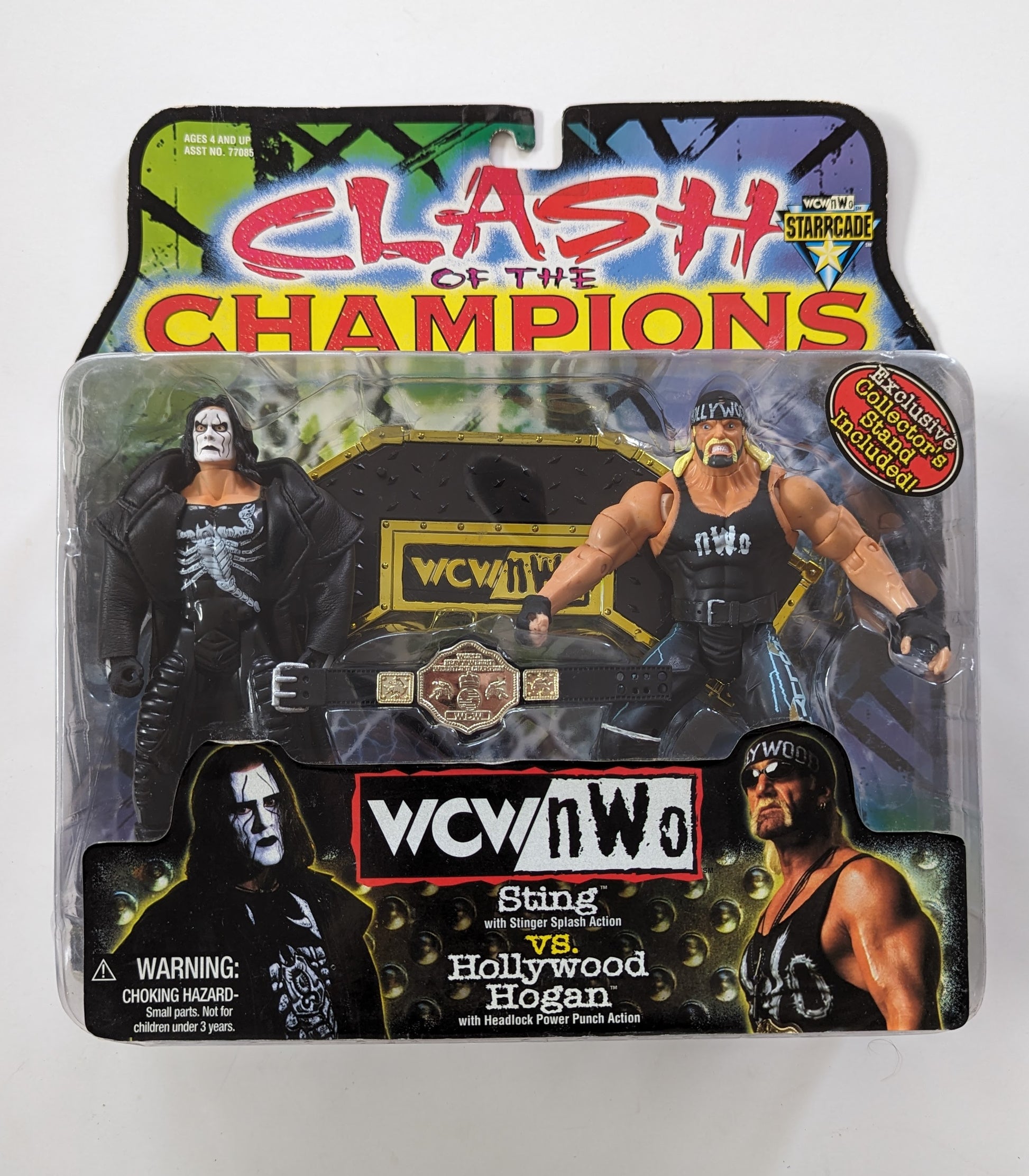 1999 WCW Toy Biz WCW/nWo Clash of the Champions: Sting vs