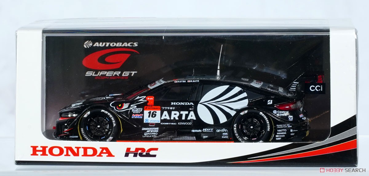 ARTA MUGEN CIVIC TYPE R-GT No.16 ARTA GT500 SUPER GT 2024 H.Otsu