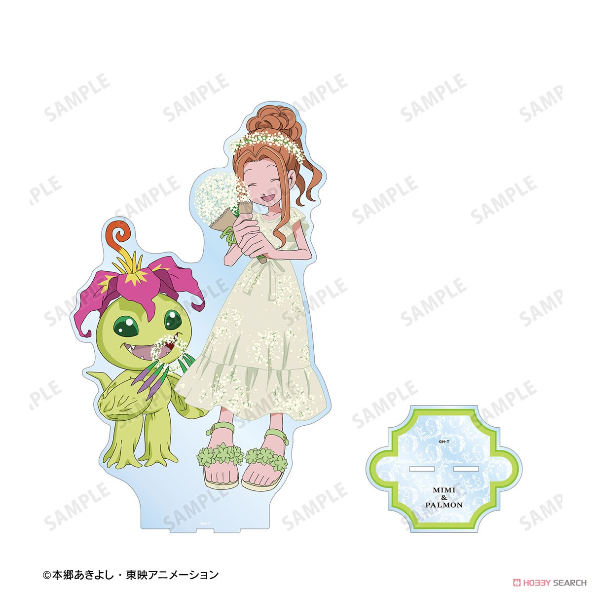 デジモンアドベンチャー 描き下ろし 太刀川ミミ&パルモン 25th