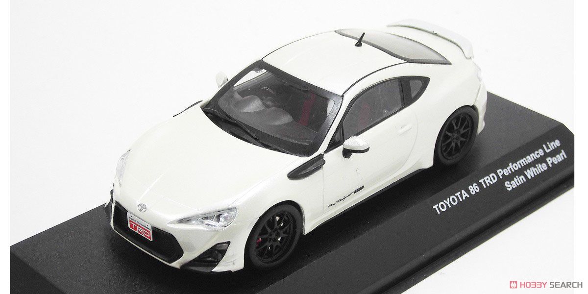 Toyota 86 TRD Performance Line Satin White Pearl (Diecast Car