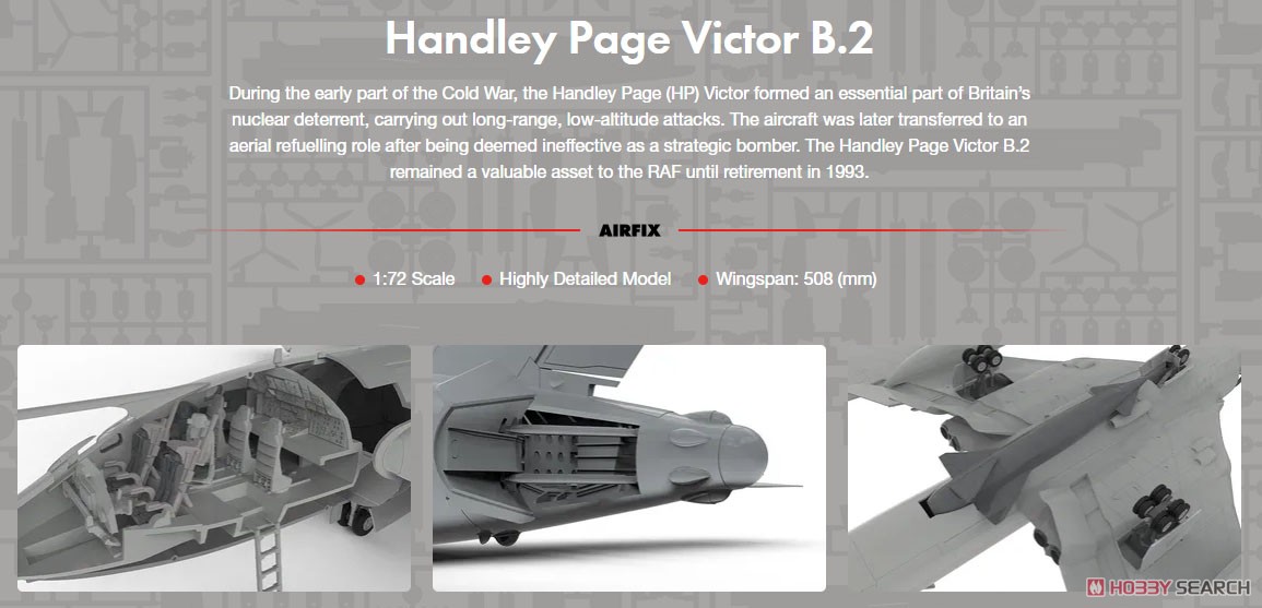 ハンドレページ ヴィクターB.Mk.2(BS) (プラモデル) - ホビーサーチ