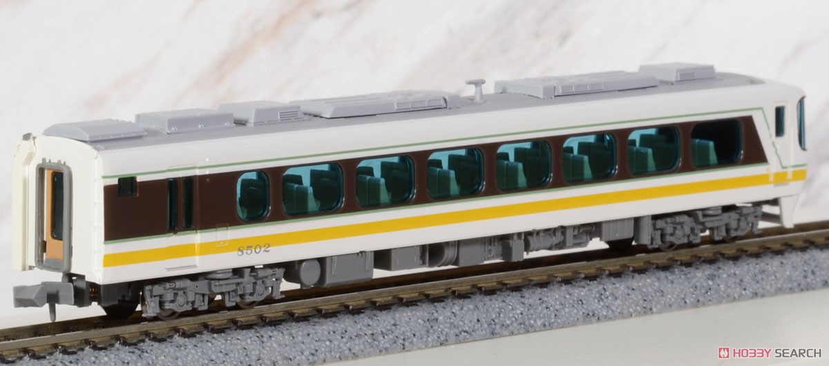 名鉄 キハ8500系 特急北アルプス 中間車連結 3両セット (鉄道模型