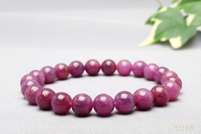 ルビー ブレスレット 8mm ｜ 天然石通販の4976堂