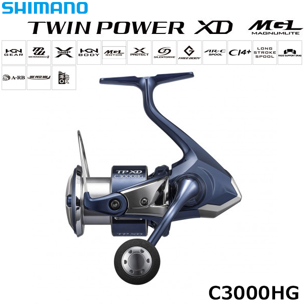 シマノ(SHIMANO) 21 ツインパワー XD C3000HG ○完売しました。 ツイン