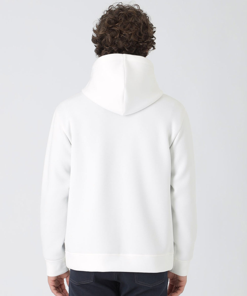 一部店舗限定】パッチワークチェックパーカー（カットソー）｜BLACK