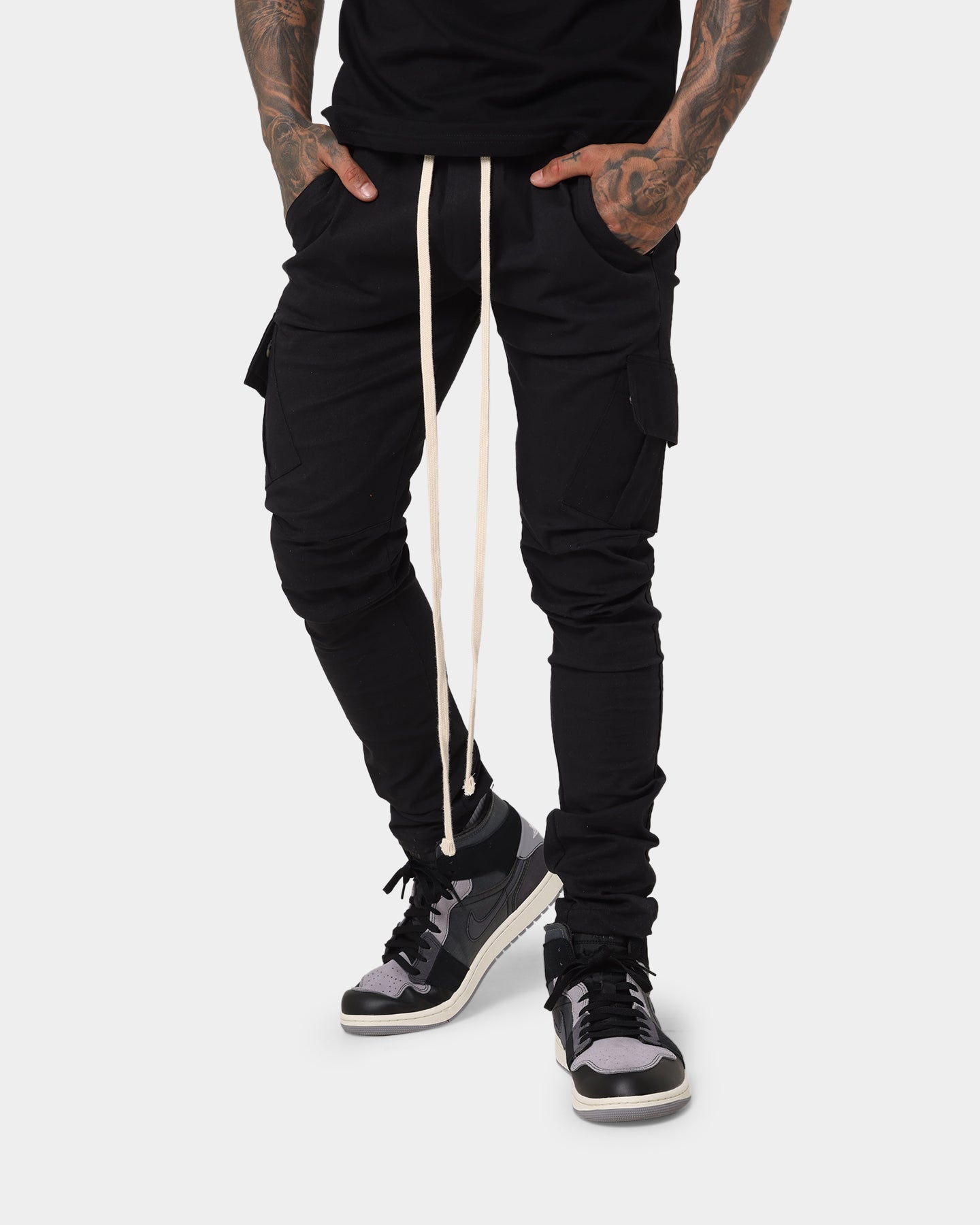 MNML Cargo Drawcord II Pants Black | Culture Kings US