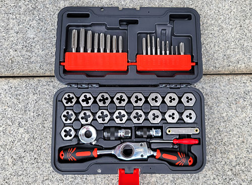 TONE タップ＆ダイスセット（ラチェット機構ハンドル付） | ABIT