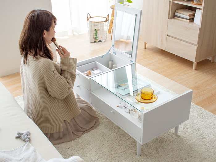 テーブルドレッサー(リーズ) [本体完成品] | 家具・インテリア通販