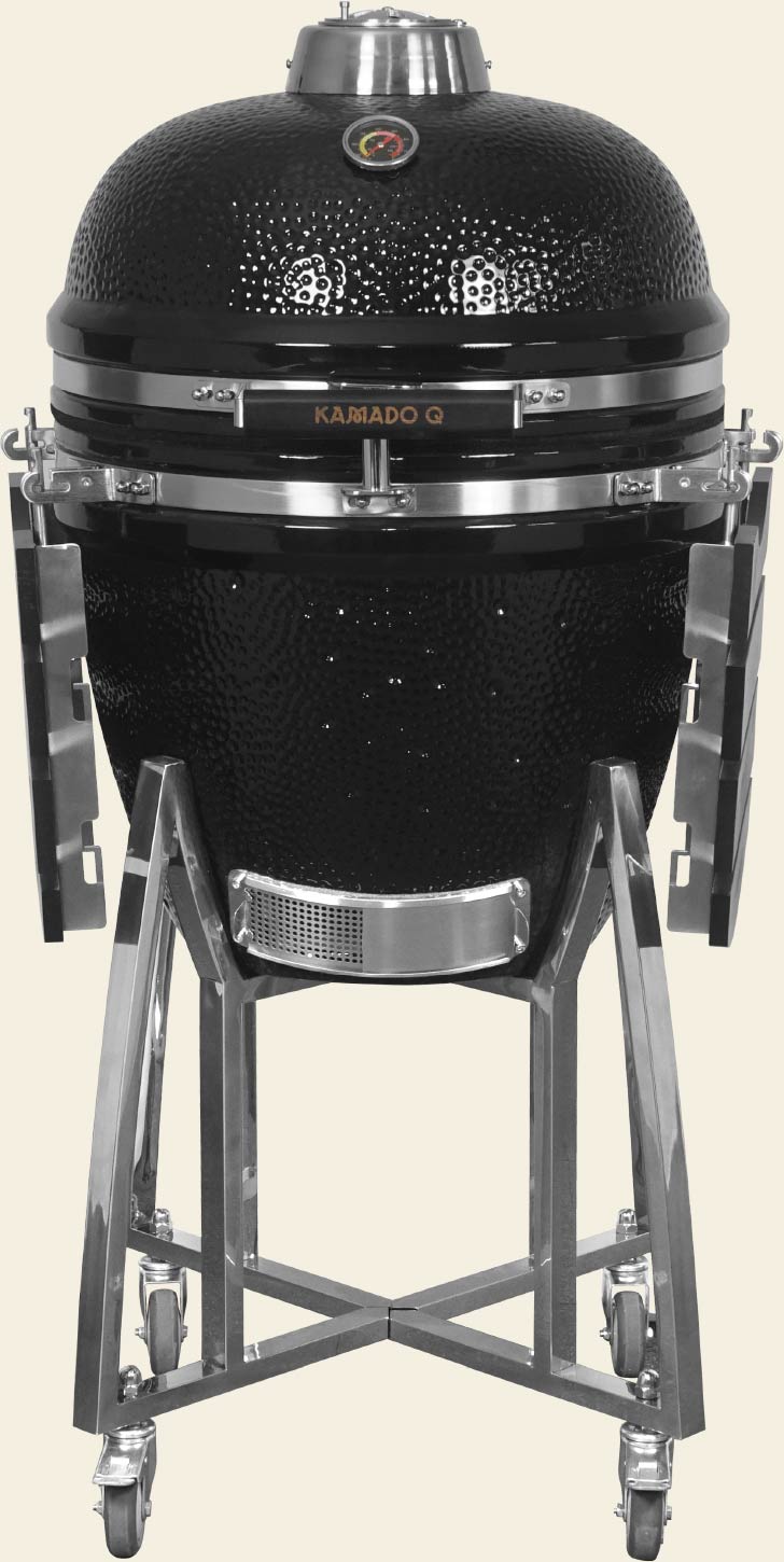 炭」を使用したセラミックカマドグリル「KAMADO Q」 | AUTEC