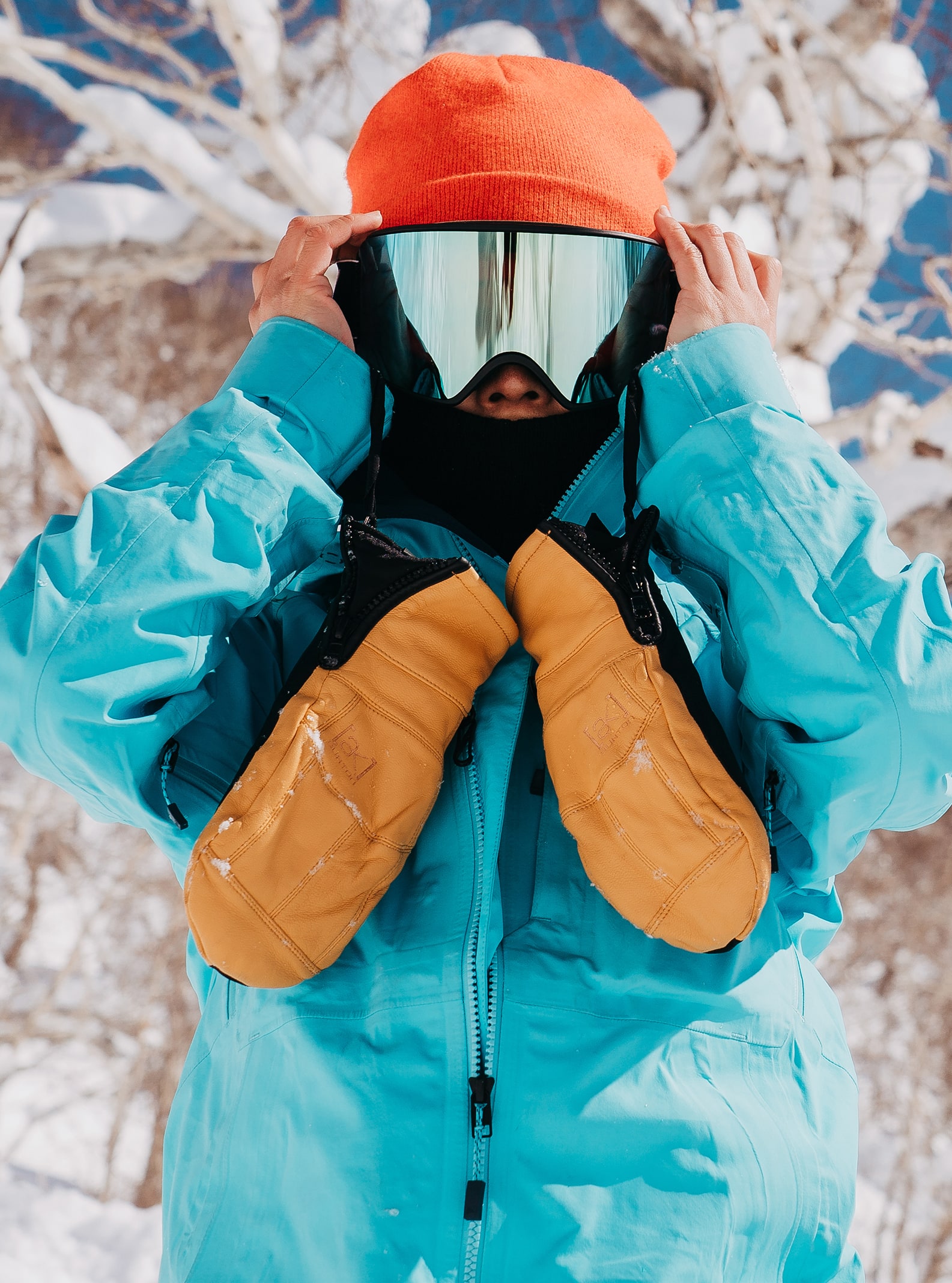 Burton [ak] Leather Tech Mitten | Burton.com Winter 2022 US