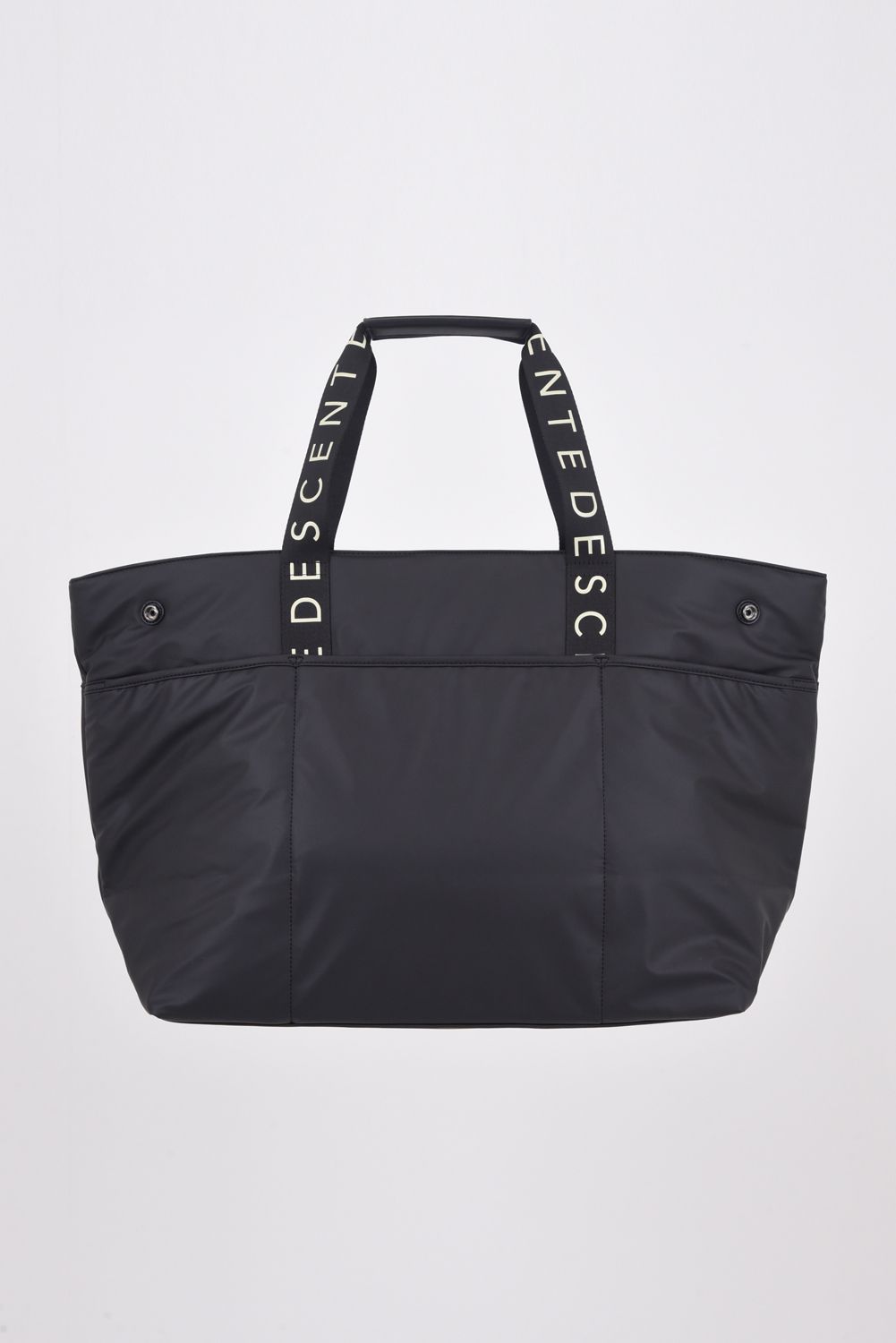 DESCENTE GOLF - モノグラム ロゴプリント トートバッグ ブラック
