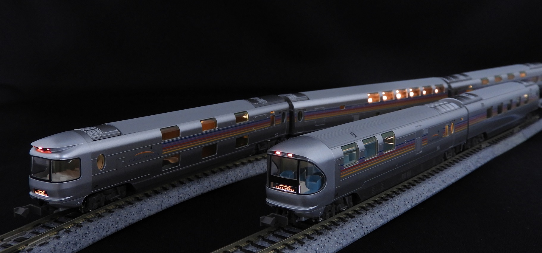 KATO EF510 500 + E26系 カシオペア 室内灯付フル編成 KATO EF510 500 +