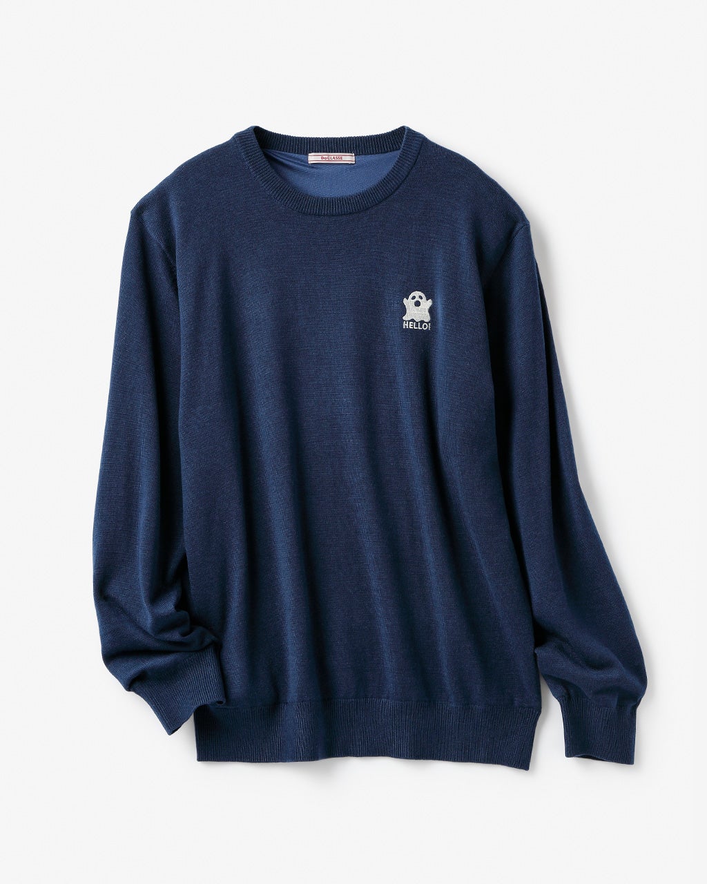 防風裏地セーター・クルーネック/DoCLASSE