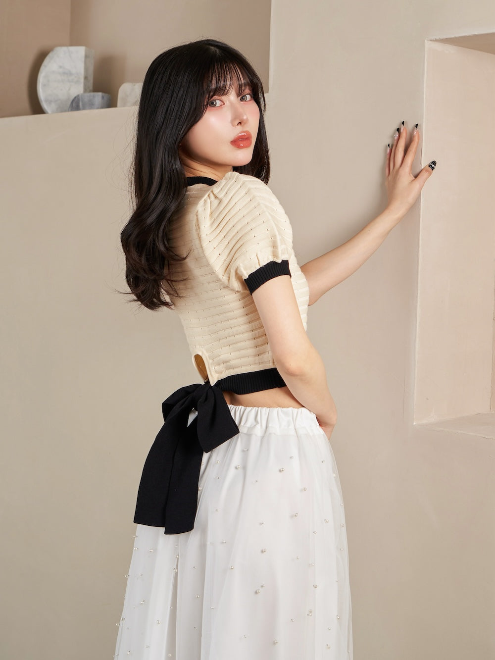 ラメツイードハイウエストフレアスカート – Darich (ダーリッチ)