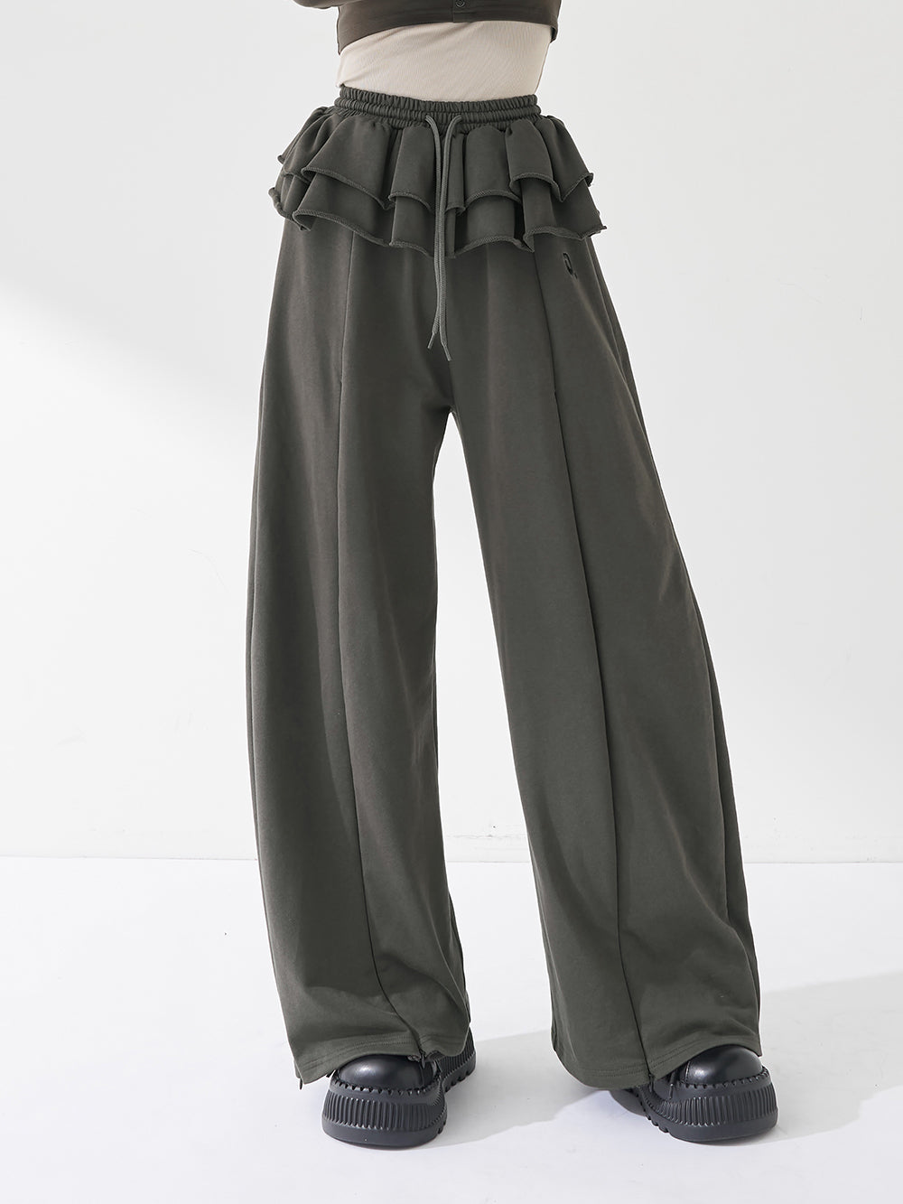 ユーズドルックフリルスウェットパンツ – Darich (ダーリッチ)