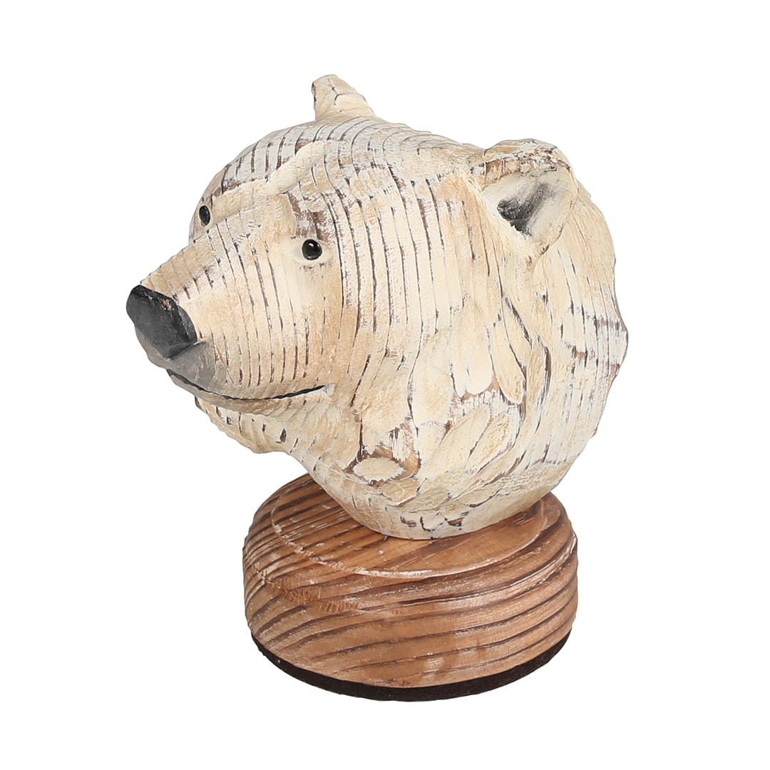 DULTON ONLINE SHOP | WOODEN ANIMAL HEAD POLAR BEAR(POLAR BEAR