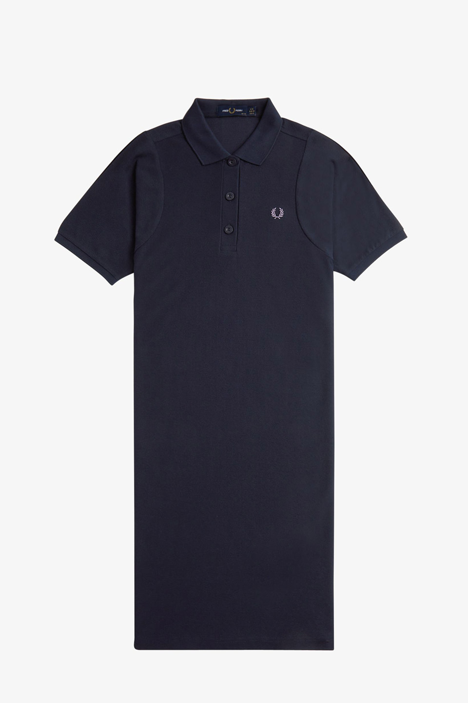Crepe Pique Polo Shirt Dress(8 608：NAVY): | FRED PERRY JAPAN