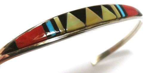 インディアンジュエリー ズニ族バングル ブレスレット