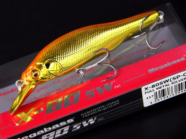 メガバス（Megabass） X-80SW （SP-C） 80.5mm/11g 【シーバスルアー