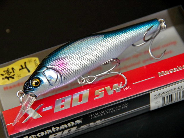 メガバス（Megabass） X-80SW （SP-C） 80.5mm/11g 【シーバスルアー