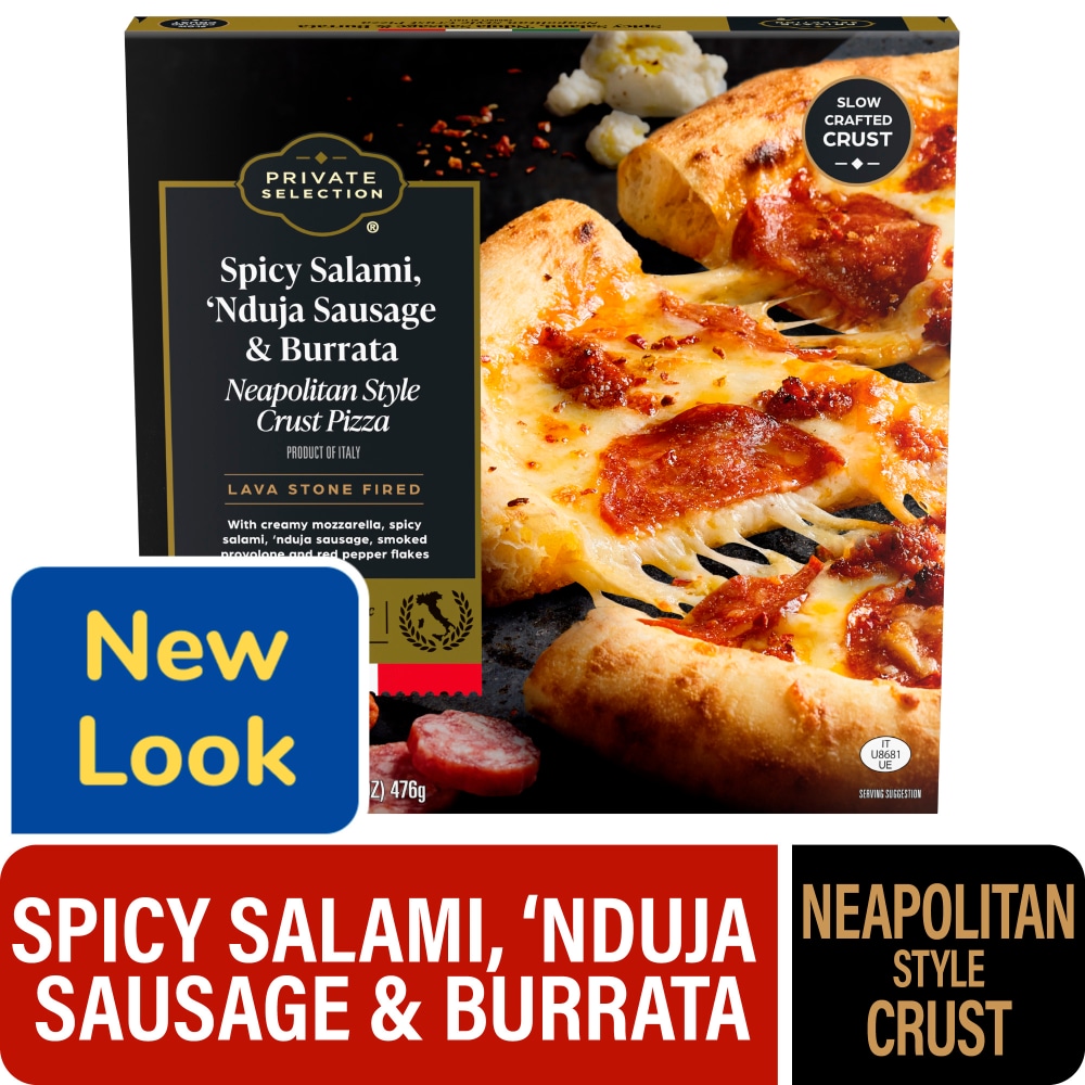 Private Selection® Spicy Salami Nduja Sausage and Burrata Frozen