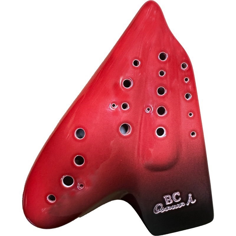美品！OSAWA OCARINA 赤 オカリナ ストラップ ケース付き 美品！OSAWA