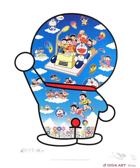 村上隆 ドラえもん、タイムマシンで藤子F不二雄先生と共に次元を超え