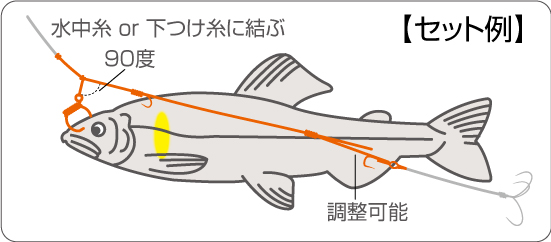 TN－47 半スレ背ばりサカサ移動仕掛 | 株式会社オーナーばり｜海