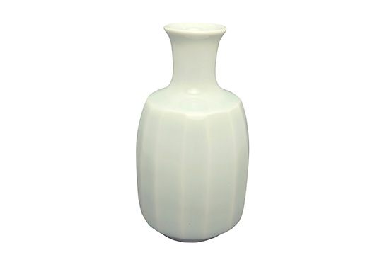 長与焼(長崎) シノギ徳利 長与焼(長崎) シノギ徳利 長与三彩 /