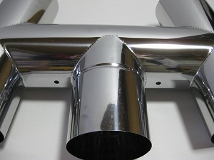 ステンレス煙突 H笠 商品詳細│薪ストーブの新保製作所