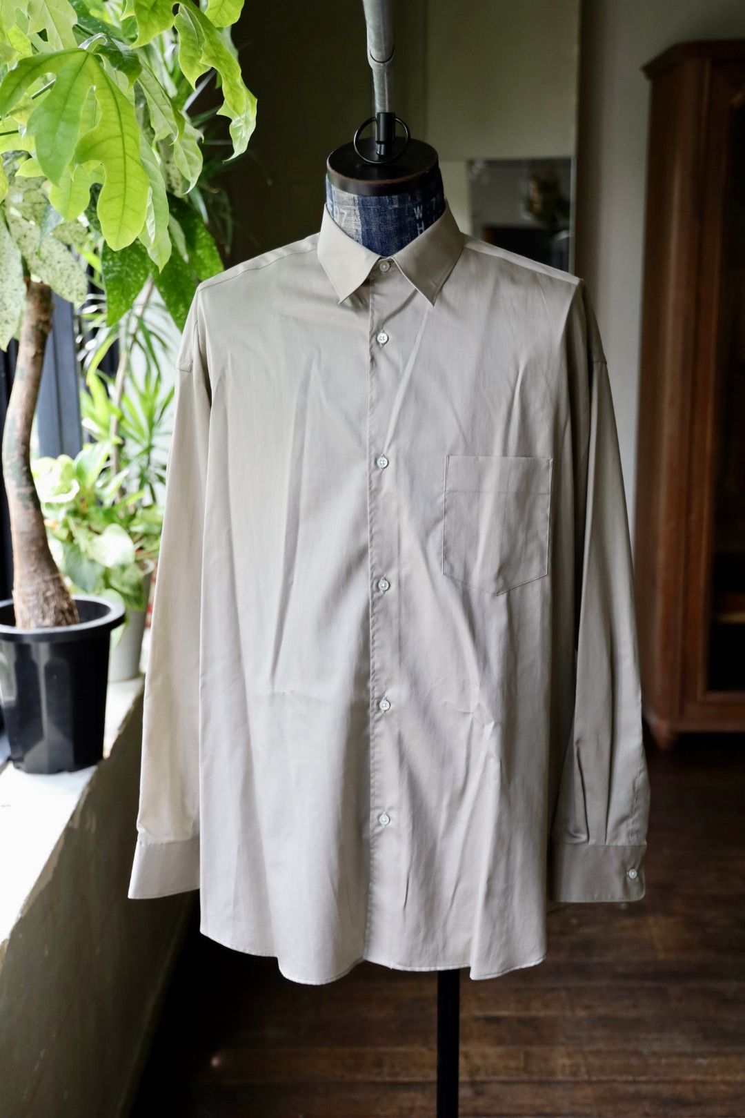 Graphpaper - グラフペーパー25AW Silicon Poplin Oversized Regular