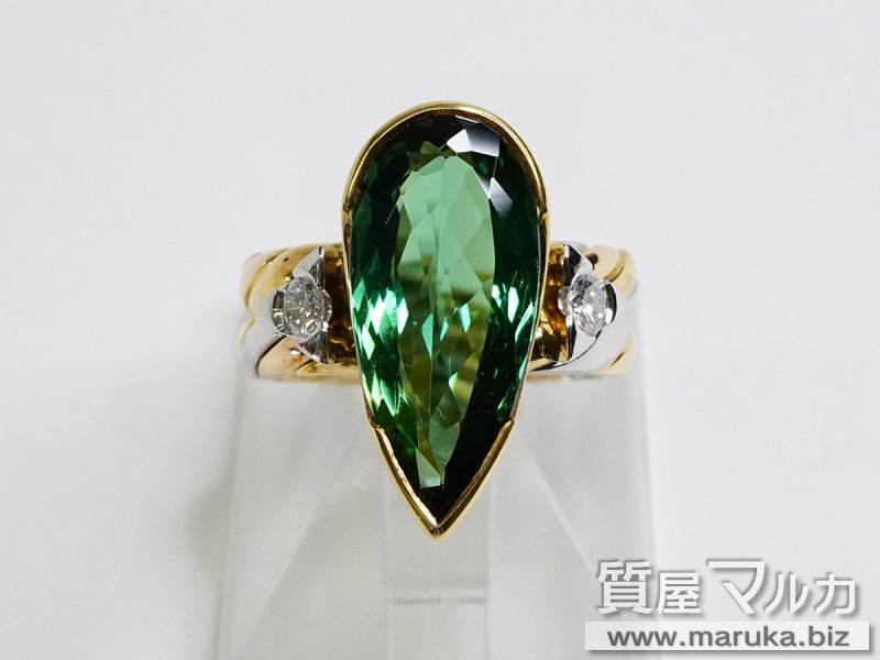 木内賢治 グリーントルマリン 5.4ct リングの買取・質預かり｜大阪の