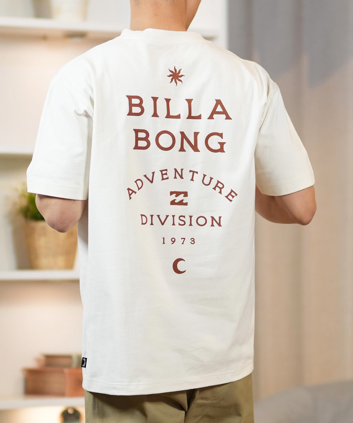 BILLABONG ビラボン 半袖 Tシャツ メンズ バックプリント ストレッチ