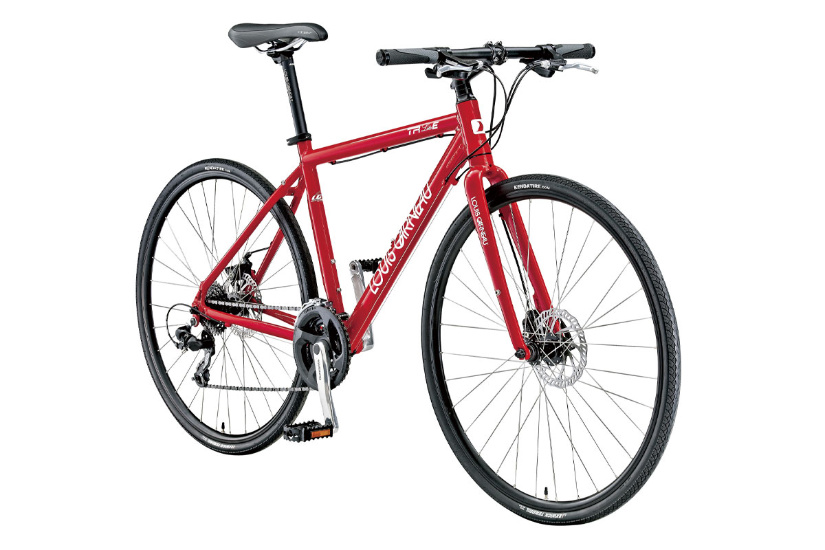 引き取り限定 LOUIS GARNEAU クロスバイク レッド 引き取り限定 LOUIS