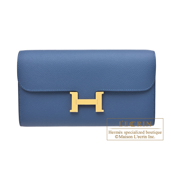 エルメス コンスタンスロング トゥーゴー ブルータイ ヴォーエプソン