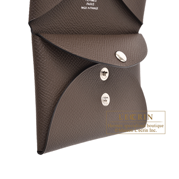 エルメス カルヴィ デュオ エコルセ ヴォーエプソン シルバー金具