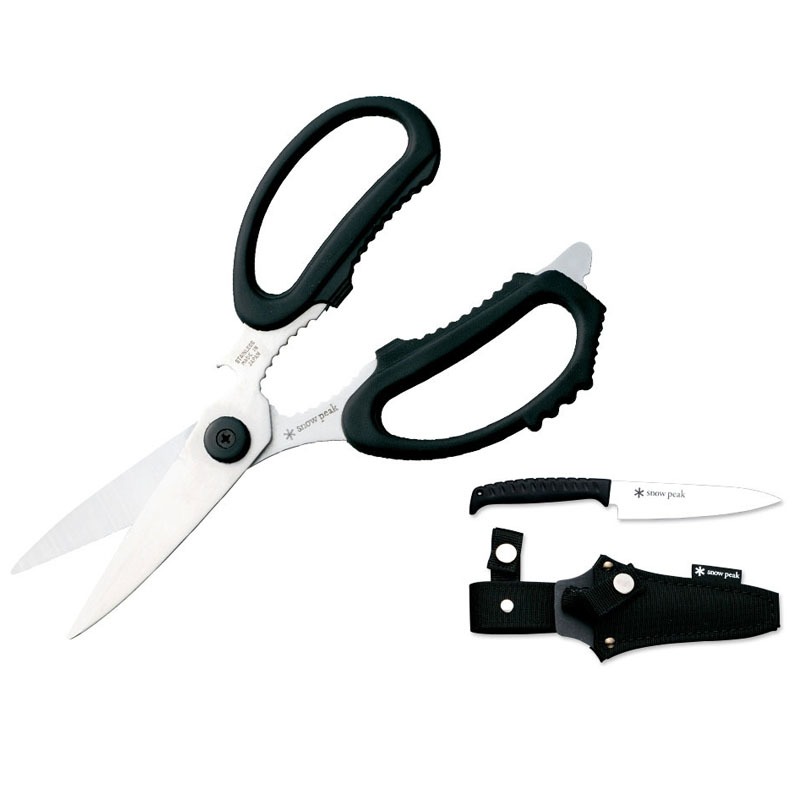 スノーピーク(snow peak) キッチンシザーズセット GK-100｜アウトドア