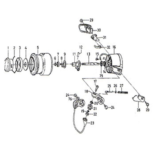 Studio Ocean Mark10ST5000F スピニングリールパーツ Studio Ocean