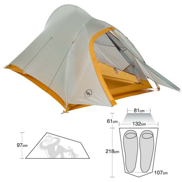 Big Agnes ビックアグネス フライクリークUL2 テント Bigagnes ビッグ
