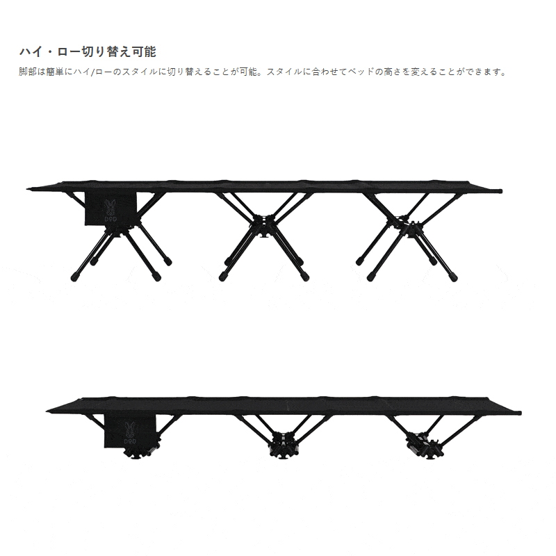 DOD(ディーオーディー) スースーアンダーミー CB1-812-BK｜アウトドア