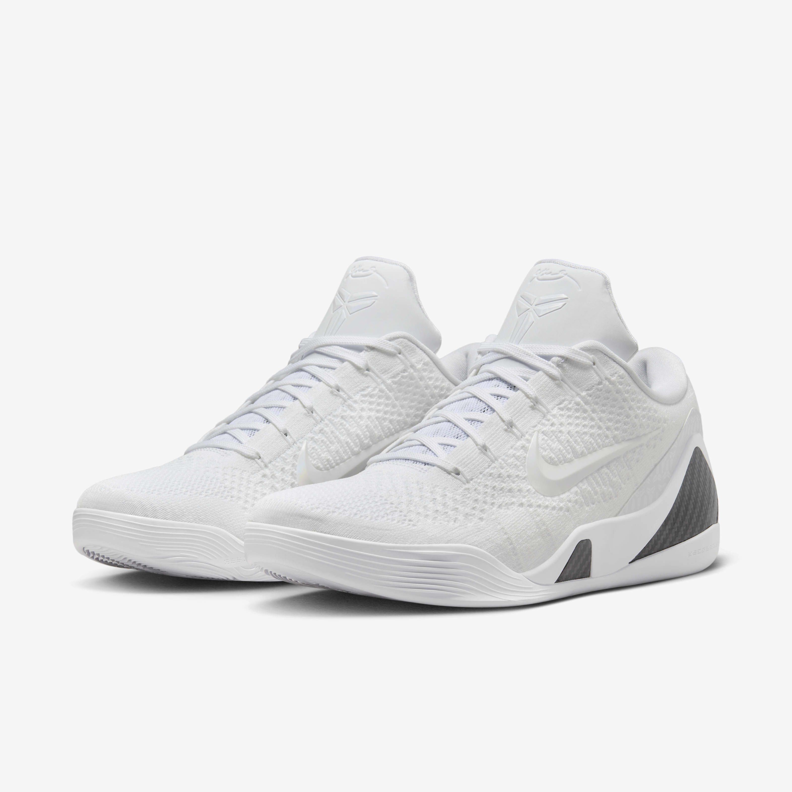 Buy Kobe IX Elite Low Protro Basketball Shoes - White/White/White