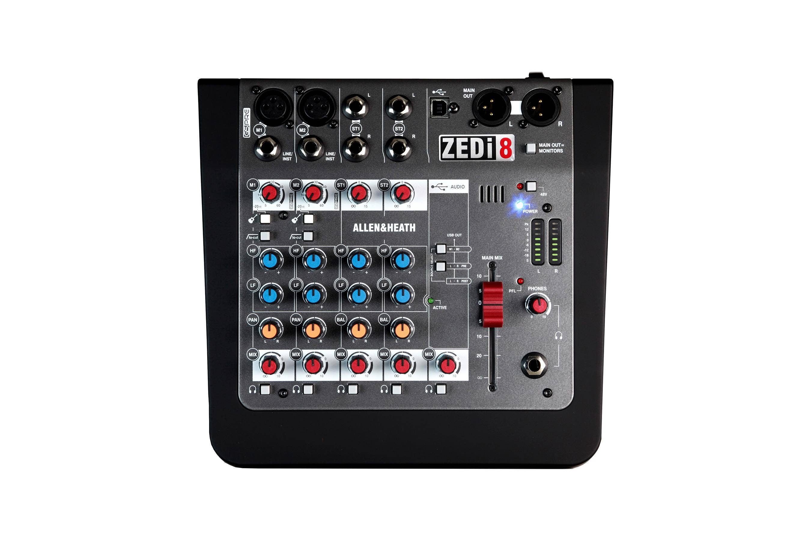 Buy sasku Allen & Heath ZEDi-8 8 Channel USB Mixer | Sam Ash Music