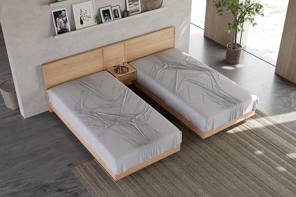 user_ea89da20 ゲルテックス SDベッドフレーム マットレス付